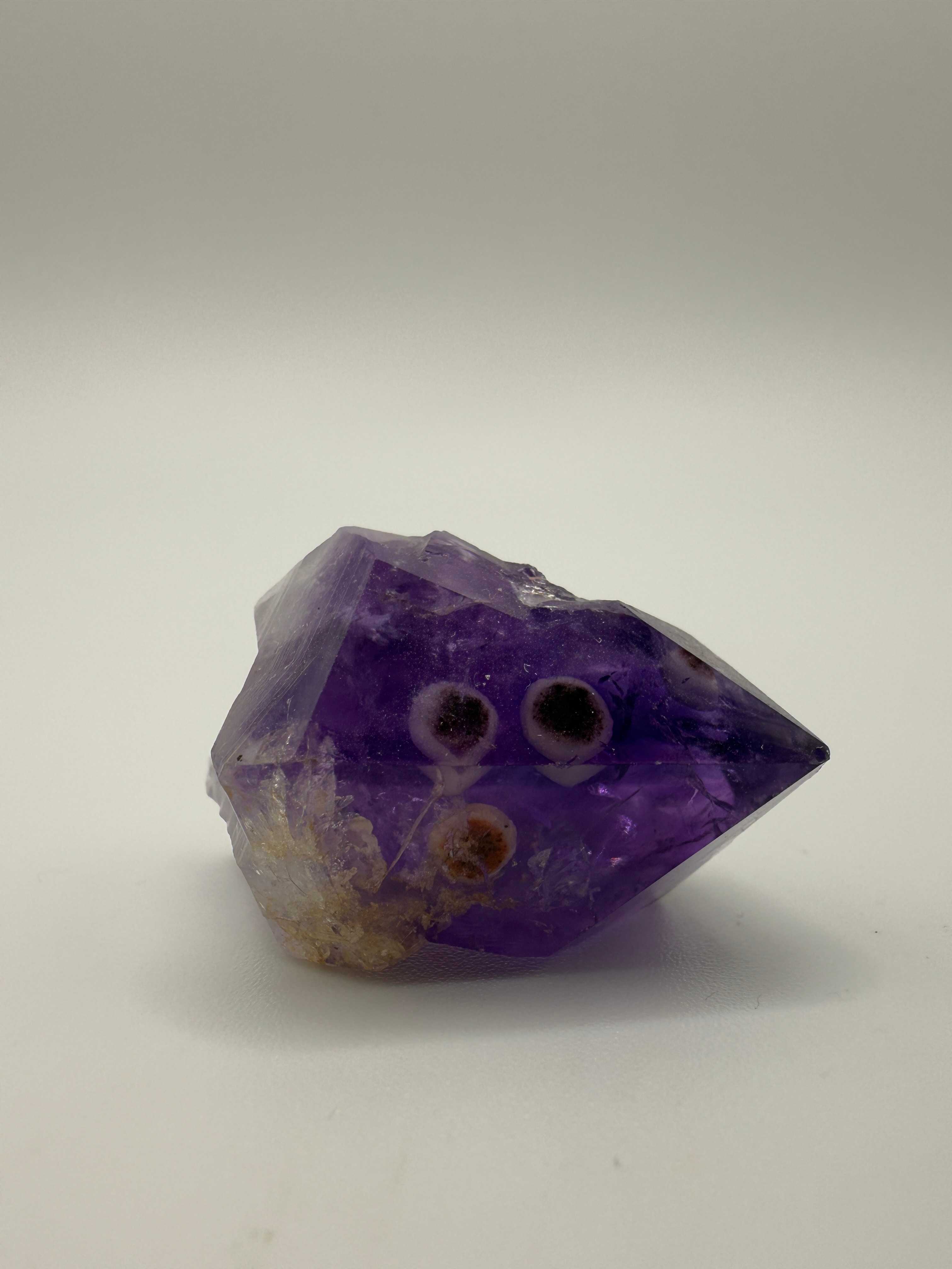 Amethyst with Christobolyte