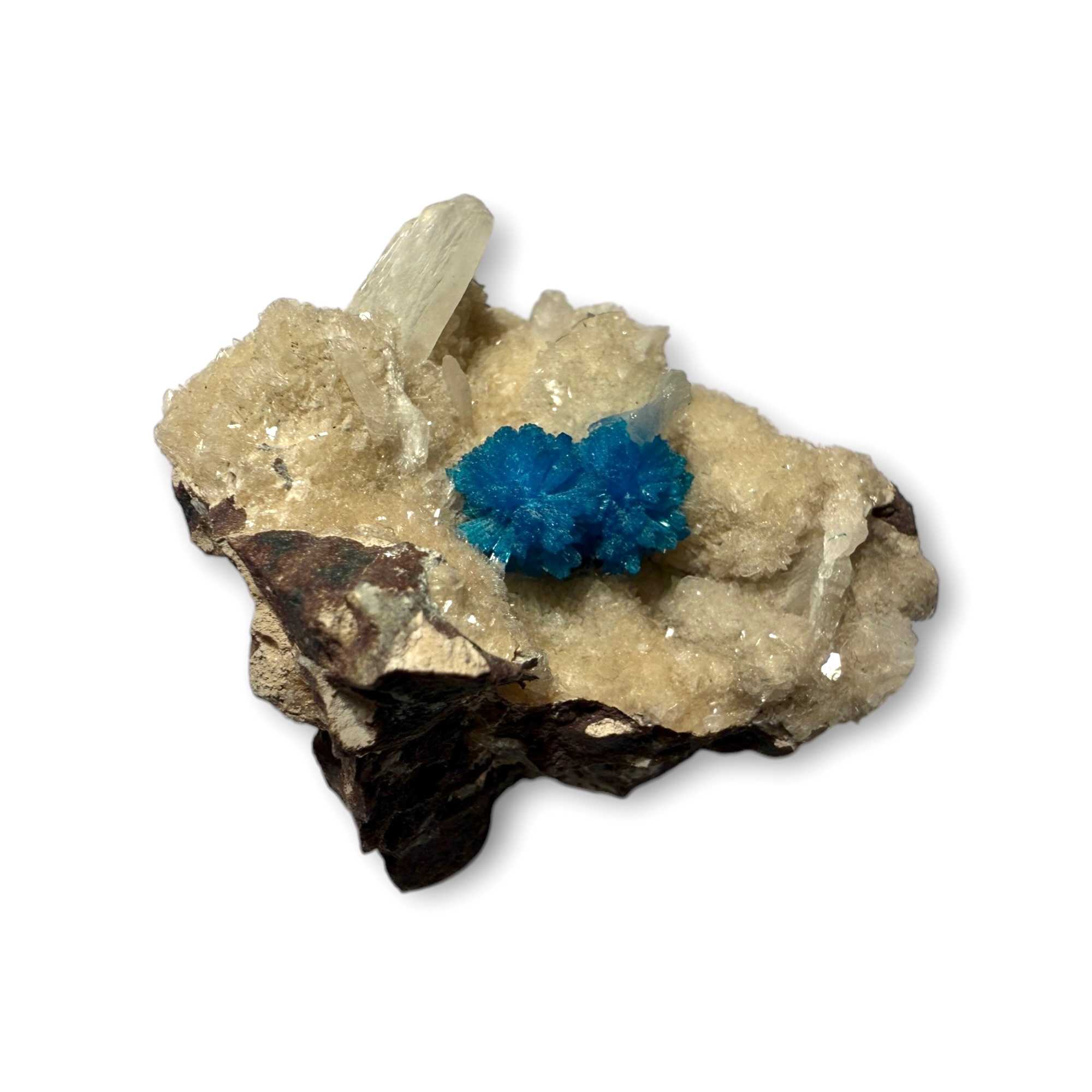 Cavansite with Stilbite