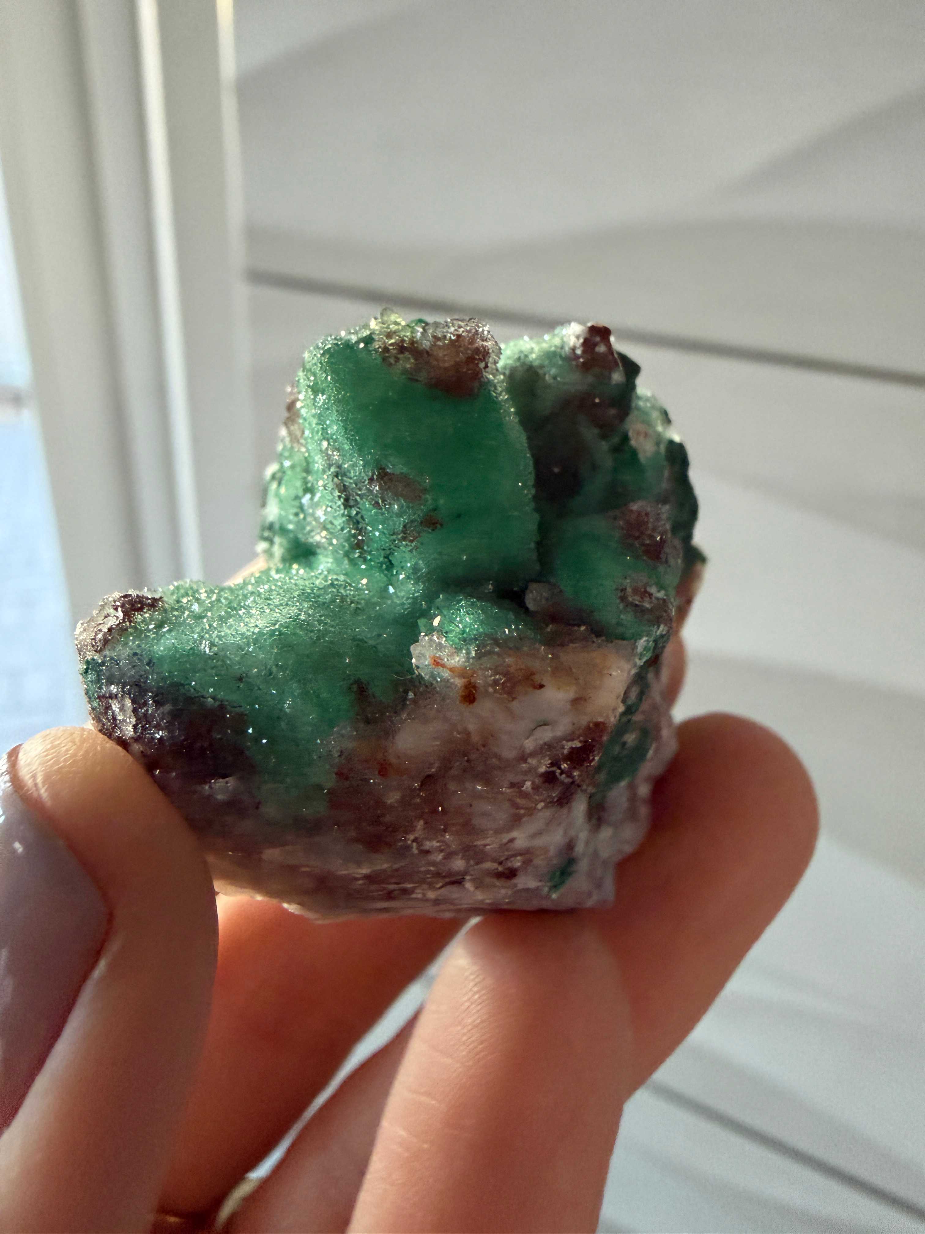 Malachite ps. Azurite from Piedmont Mine