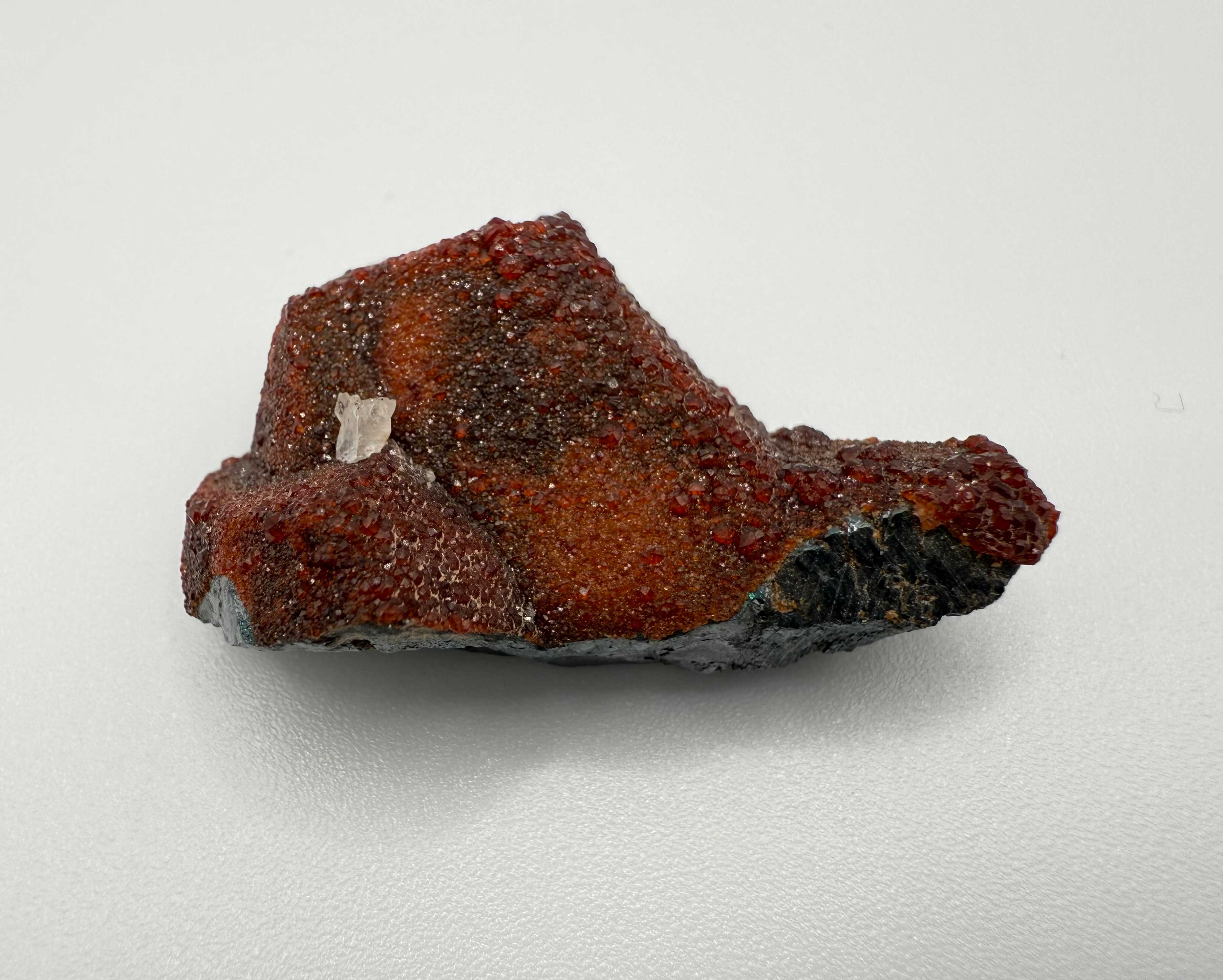 Andradite on hematite