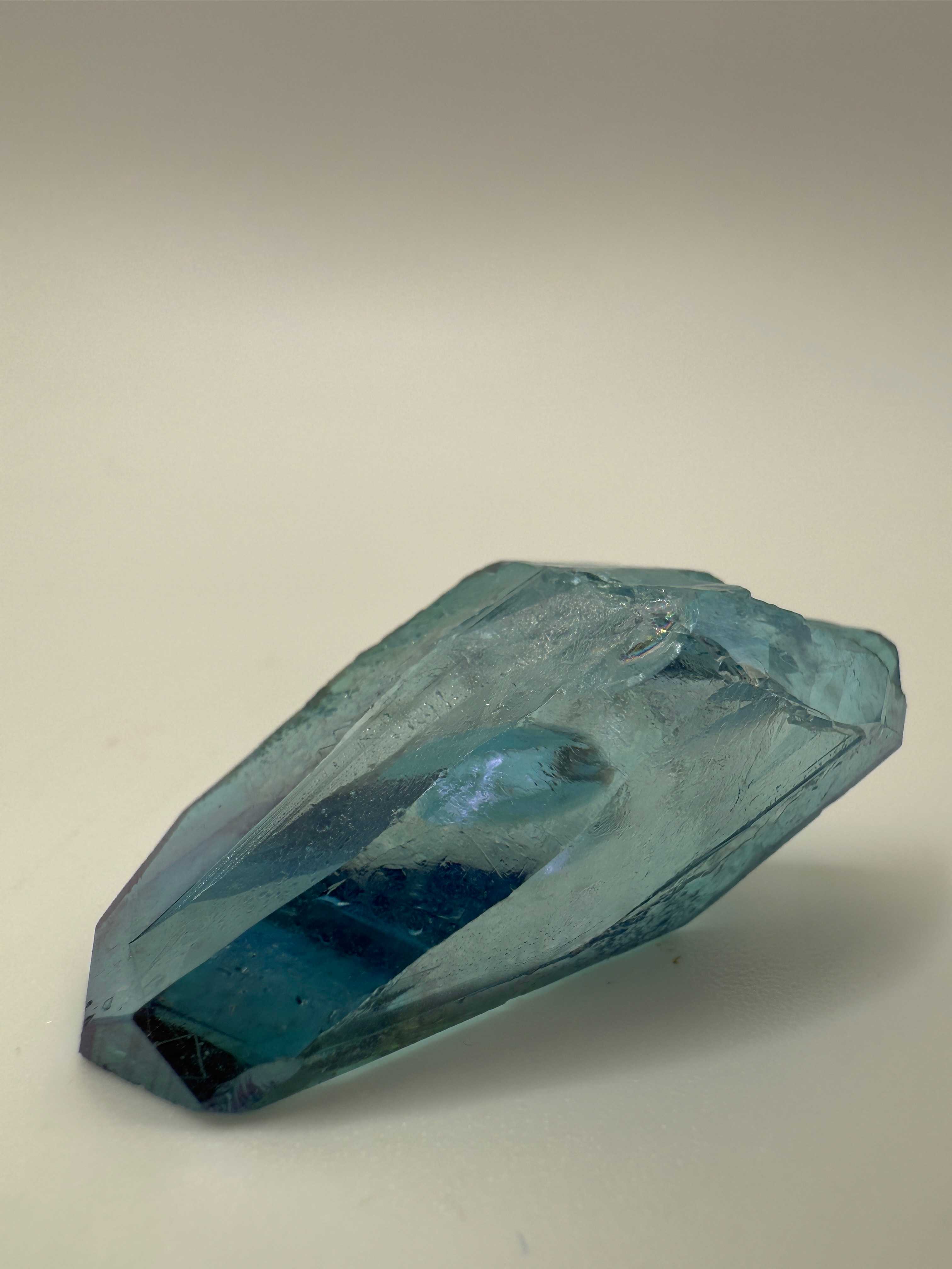 Aqua Aura Quartz with Record Keepers