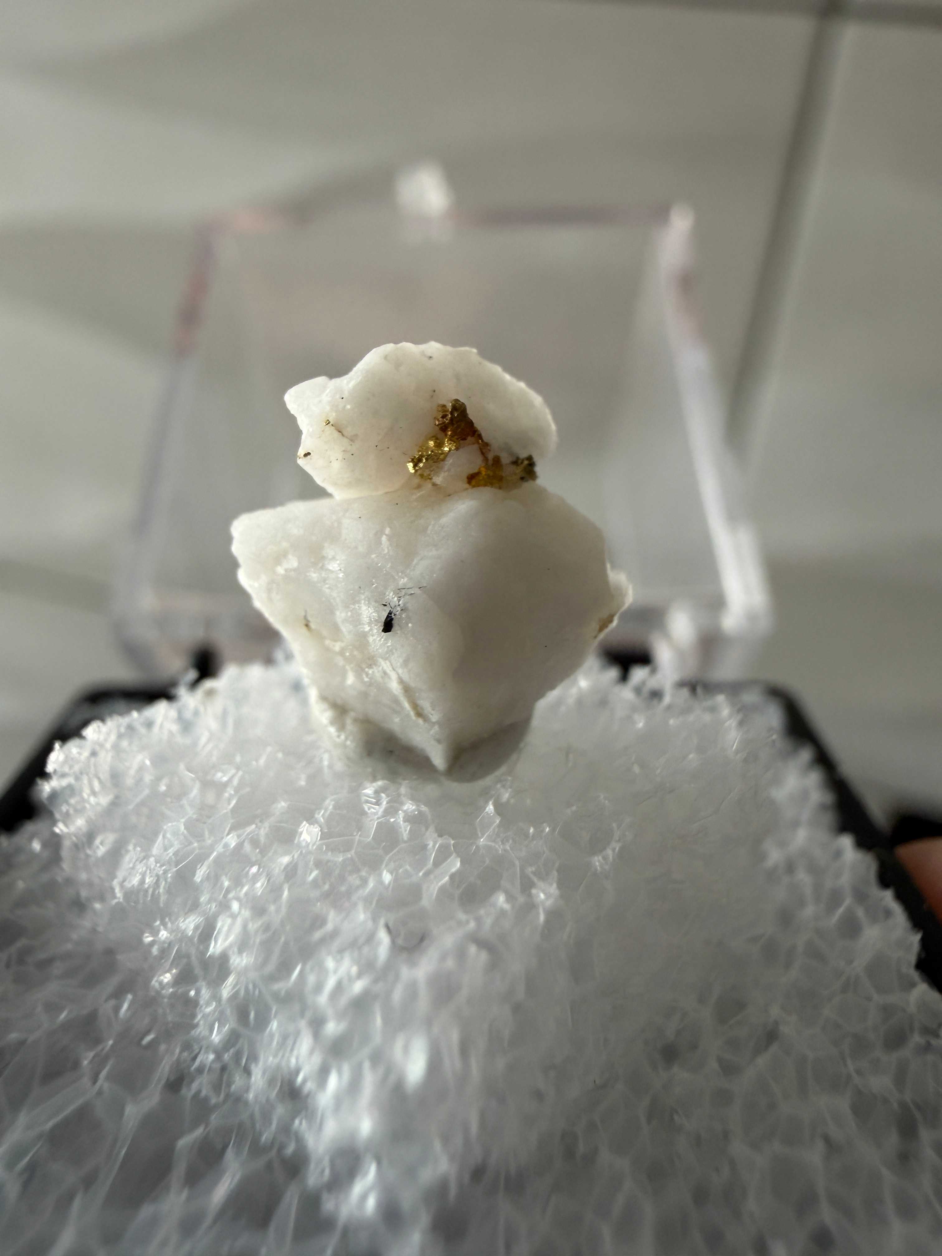 Native Gold on Quartz