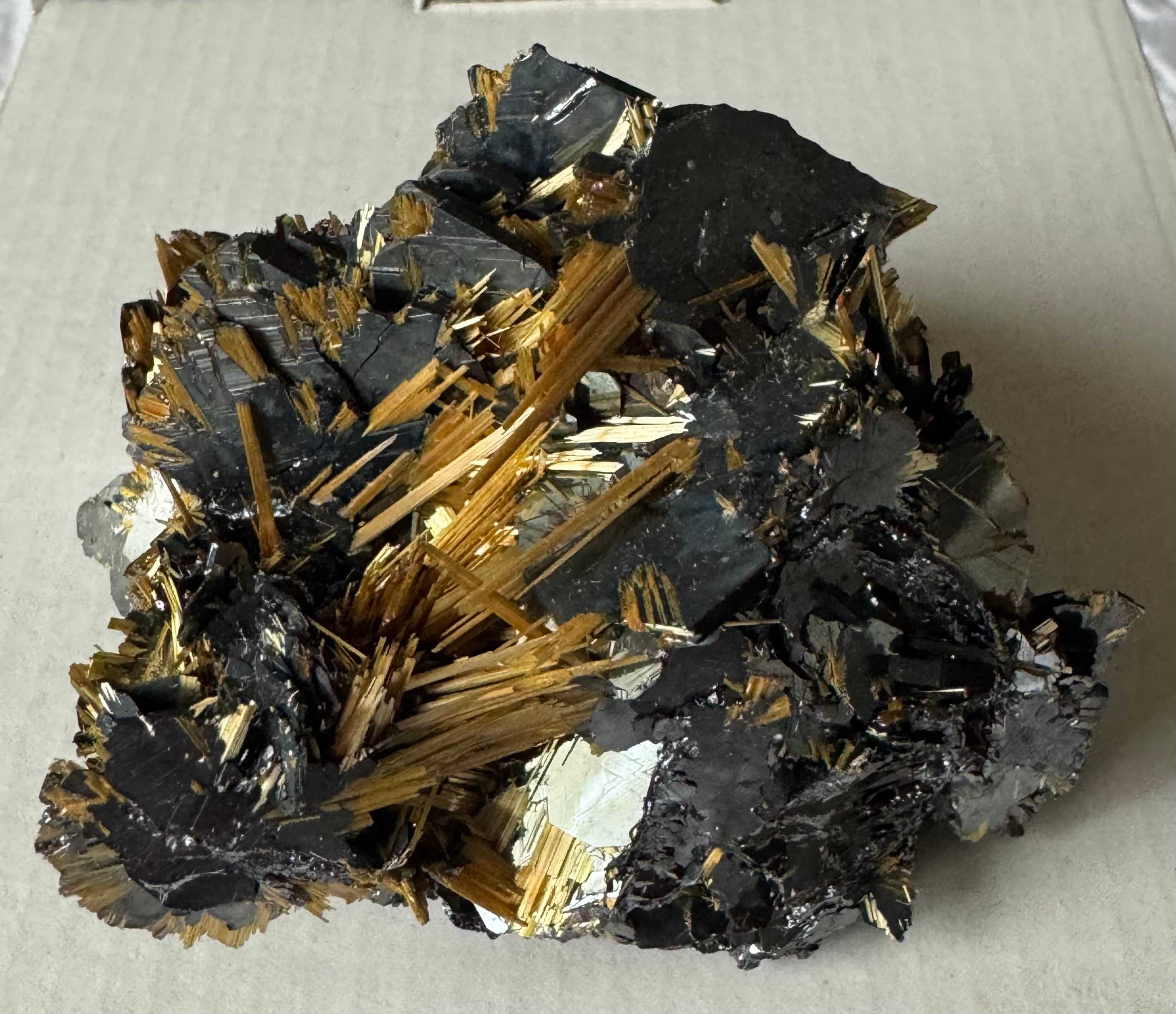 Rutile on Hematite