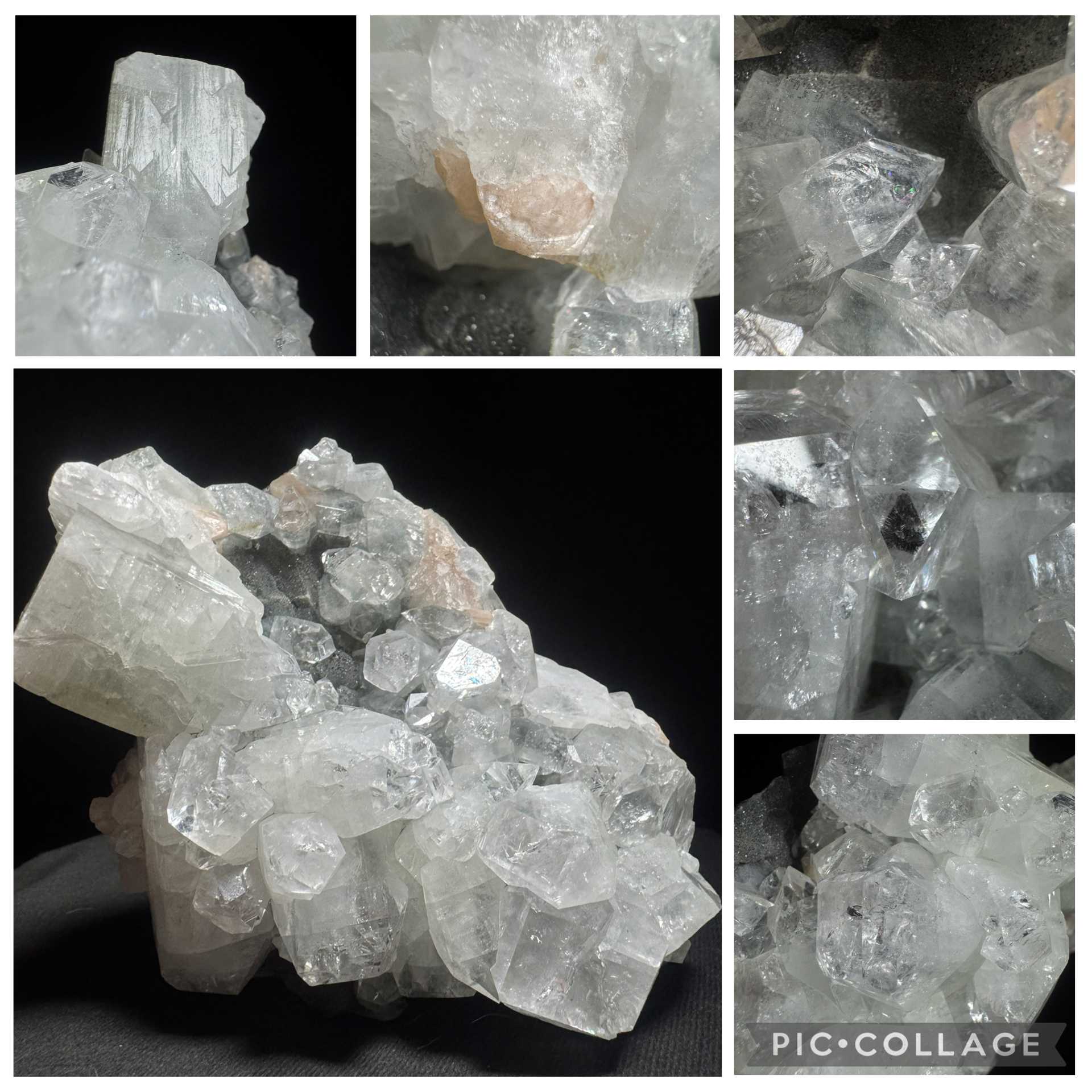 Indian Apophyllite with Minor Stilbite