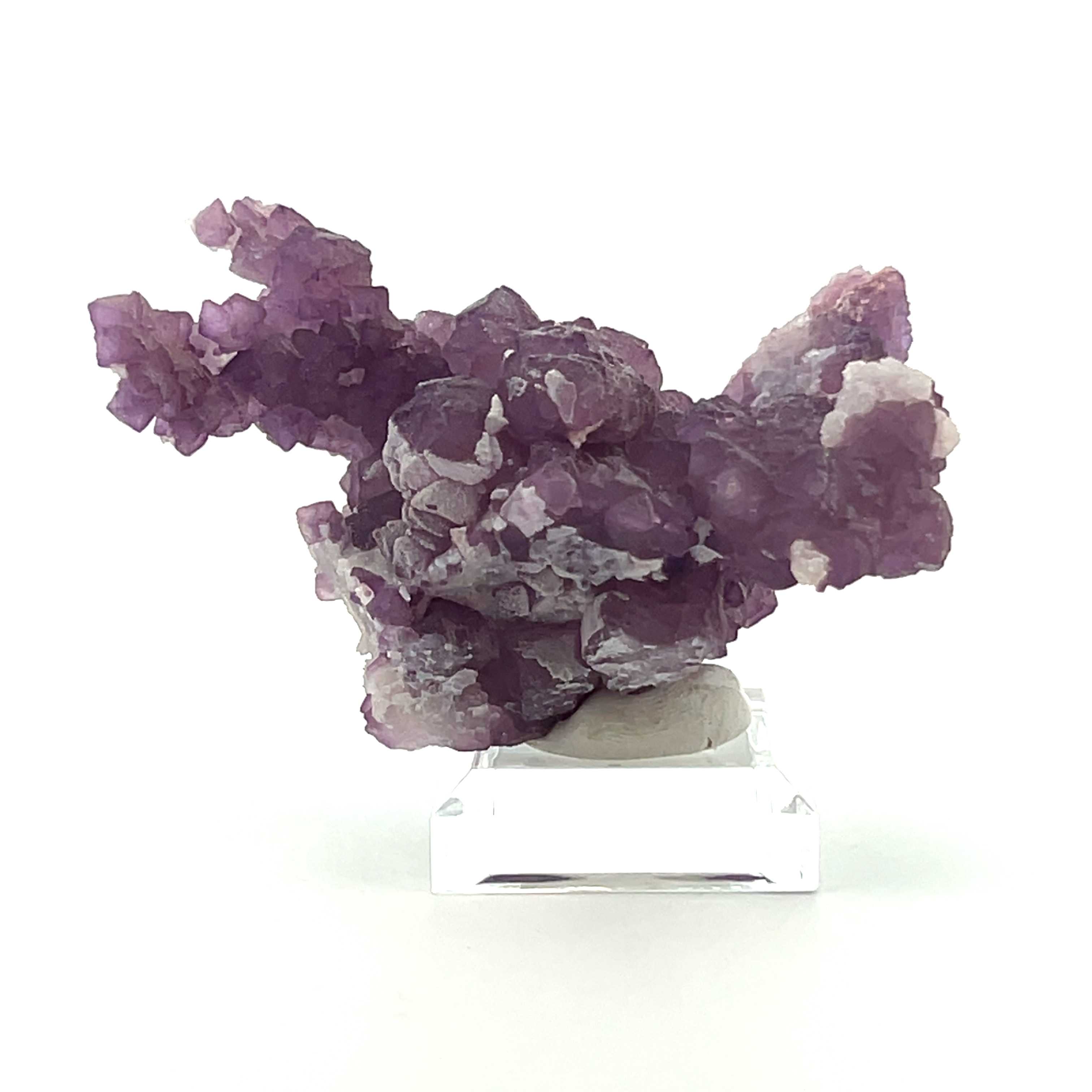 Second Chance Fluorite over Quartz