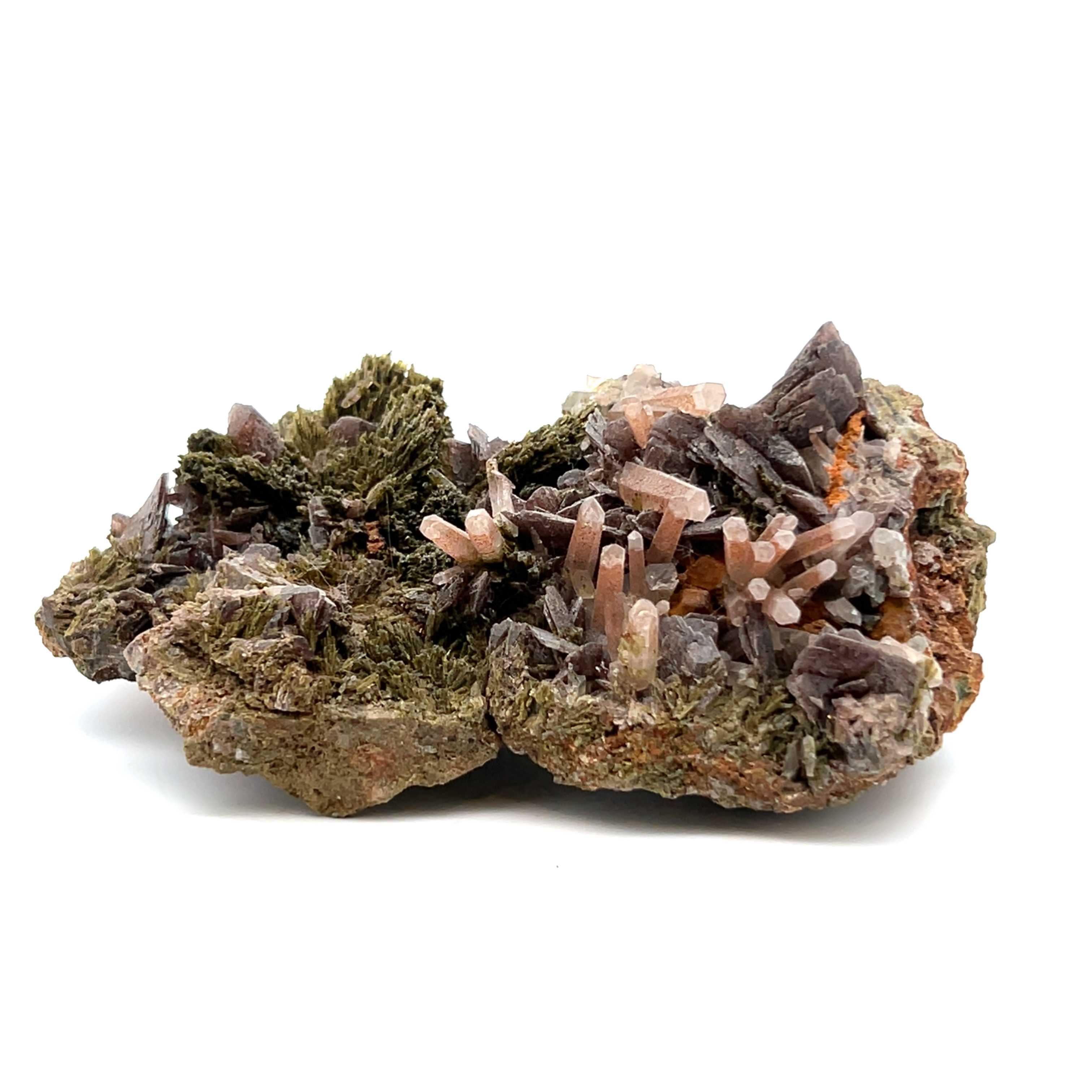 Epidote, Axinite, Quartz