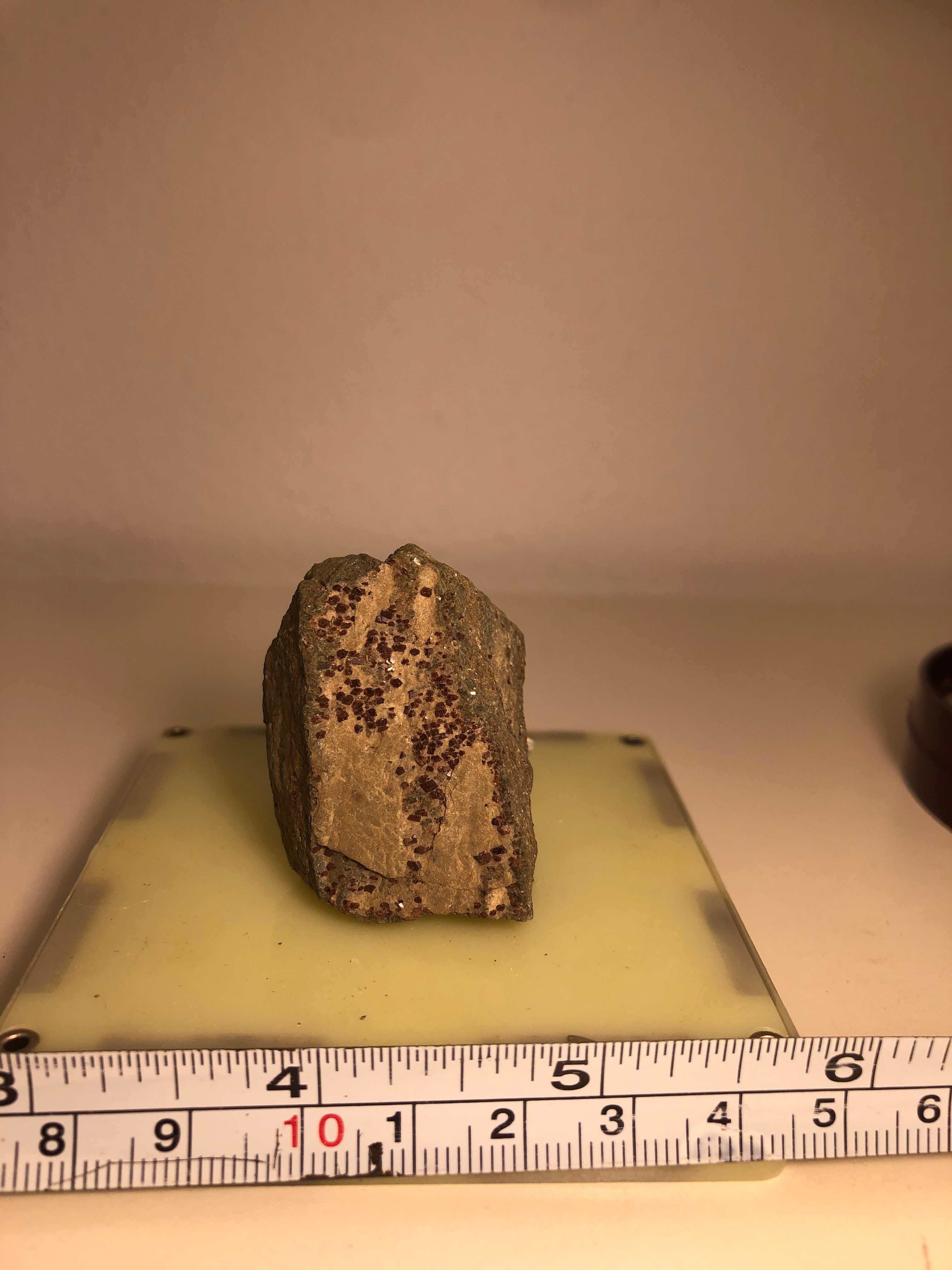 Garnet (Granat) on schist (Schiefer