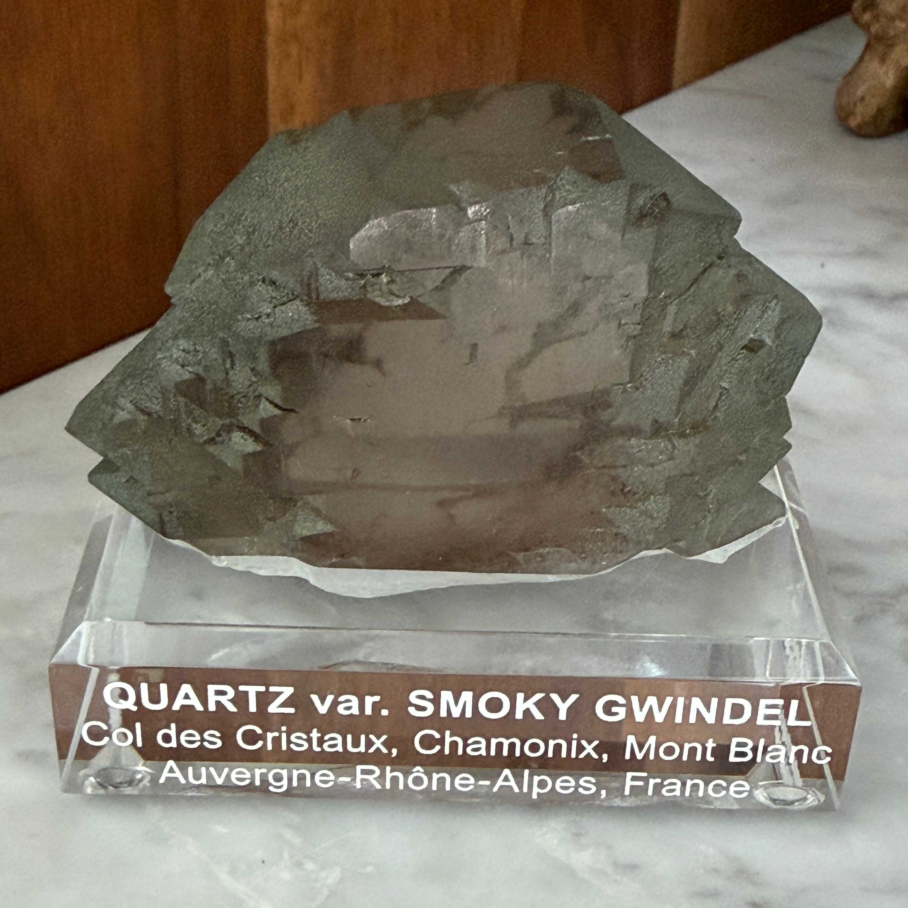 Quartz var. Smoky Gwindel