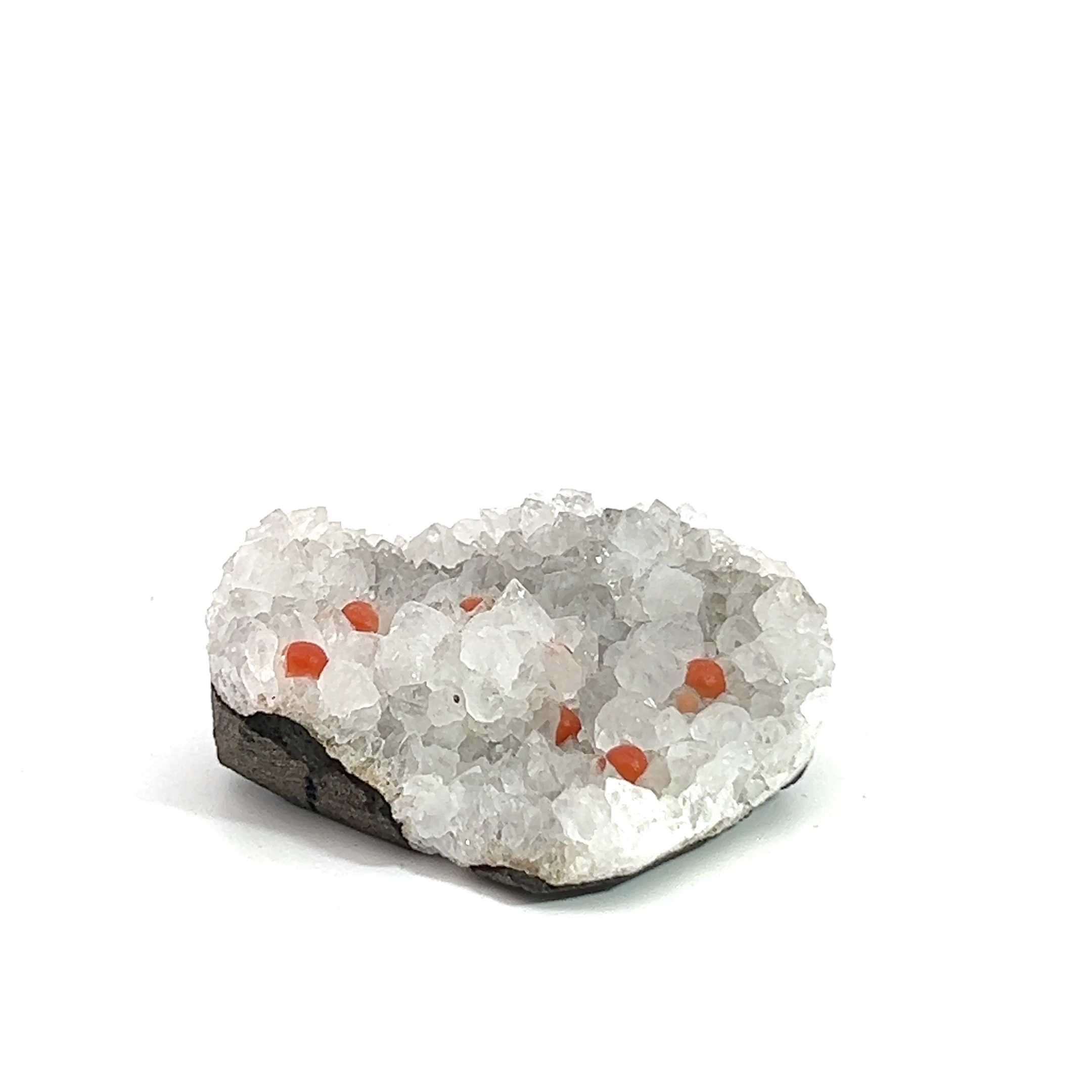 Botryoidal Fluorite on Quartz