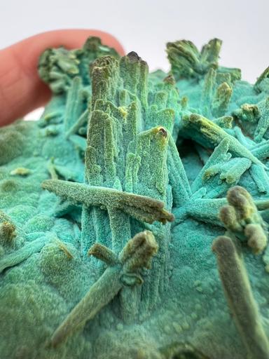 Chrysocolla ps. Selenite
