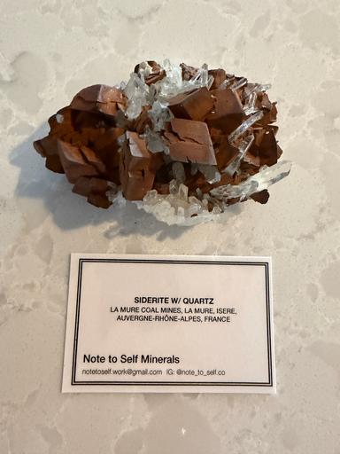 Siderite with Quartz