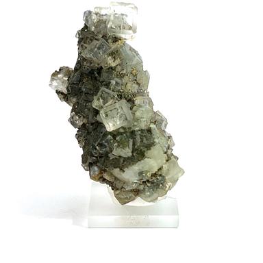 Fluorite on Quartz
