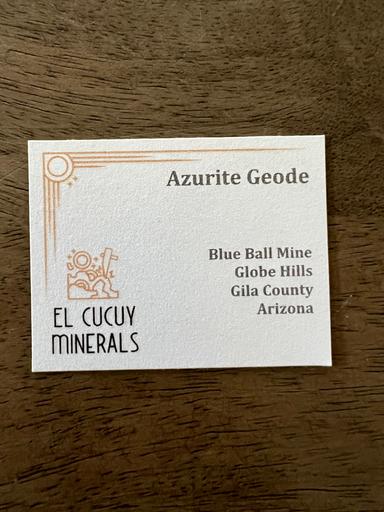 Azurite Geode