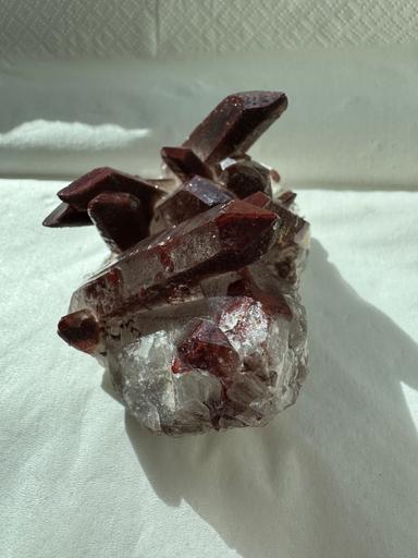 Hematite on  Quartz