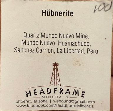 Hübnerite & Quartz