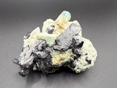 Feldspar, Tourmaline, Hyalite
