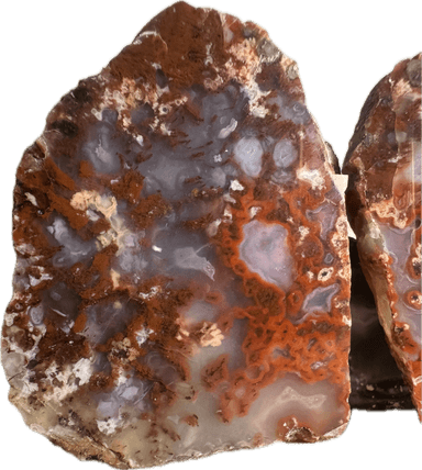 Polished Moroccan Agate Pair