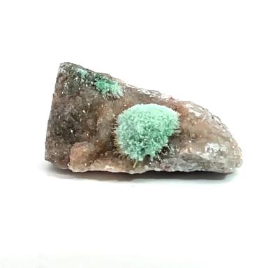 Malachite on Quartz