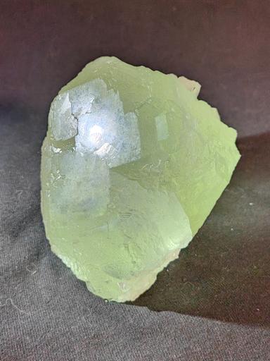 Window Fluorite with Calcite