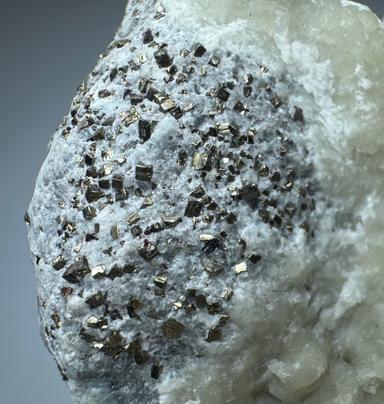 Fluorescent Aragonite w/ Pyrite