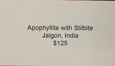 Apophyllite & Stilbite