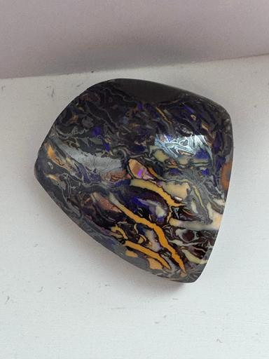 Boulder Opal with potch streak