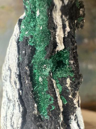 Brochantite on Matrix