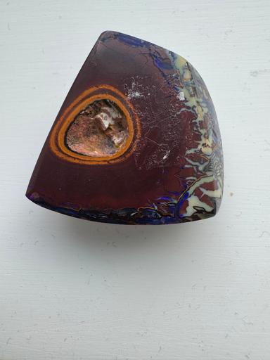 Boulder Opal with potch streak