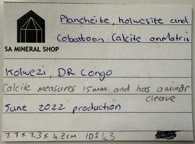 Cobaltoan Calcite