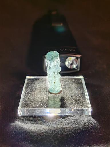 Hydro-etched Aquamarine