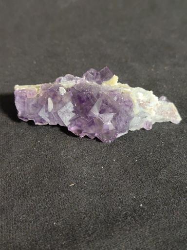 Purple Fluorite on matrix