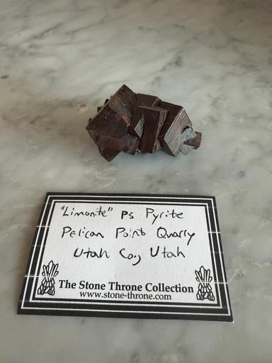 "Limonite" ps. Pyrite