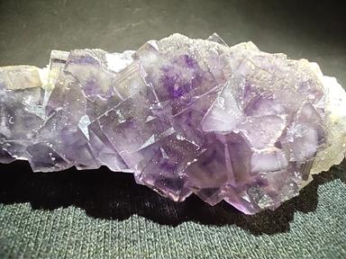 Purple Fluorite on matrix