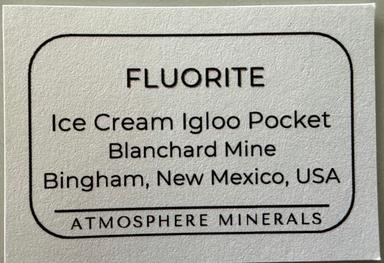 Ice cream igloo fluorite