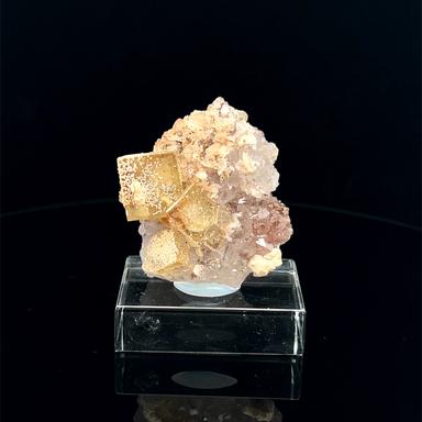 Fluorite, Quartz, Calcite, Baryte