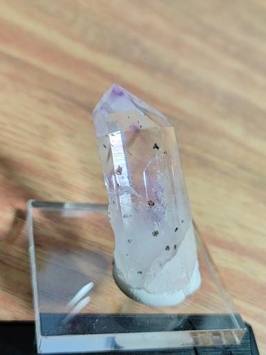 Amathyst with purple shadow