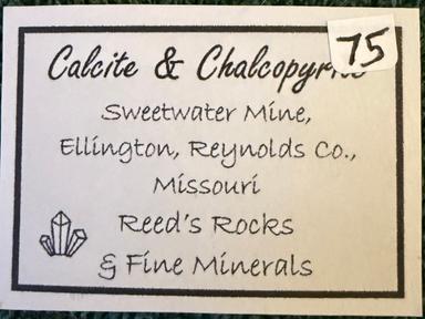 Calcite & Chalcopyrite