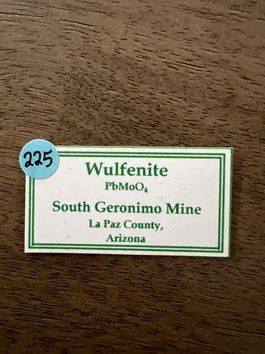 Wulfenite