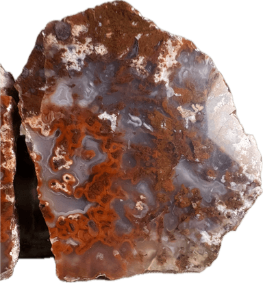 Polished Moroccan Agate Pair