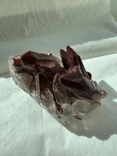 Hematite on  Quartz