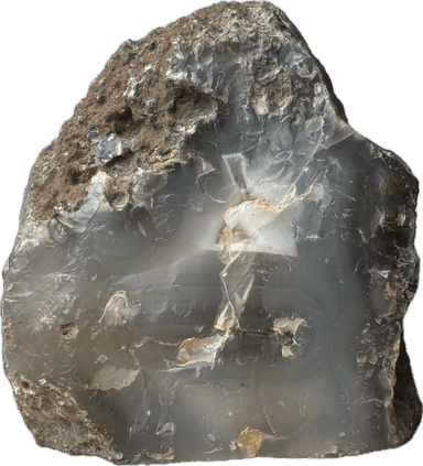 Standing Polished Moroccan Agate