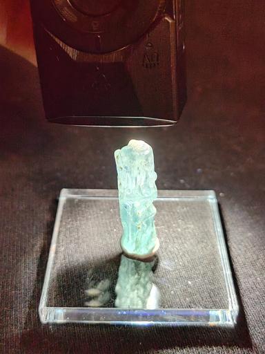 Hydro-etched Aquamarine