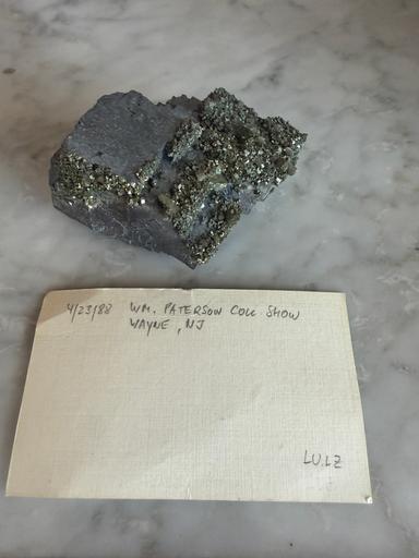 Marcasite on Galena