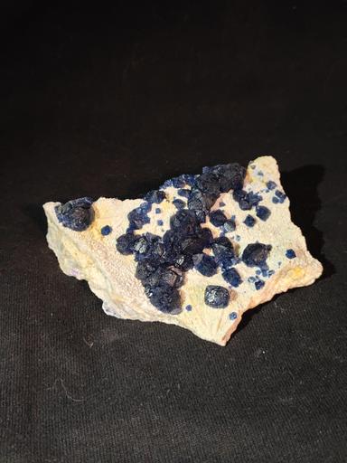 Blueberry Fluorite on matrix