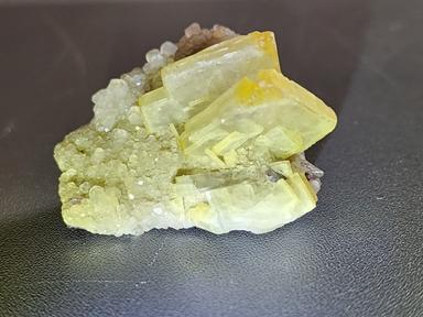 Fluorite and Calcite with Baryte crystals