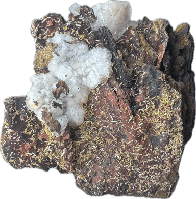 Mexican Mimetite and Calcite