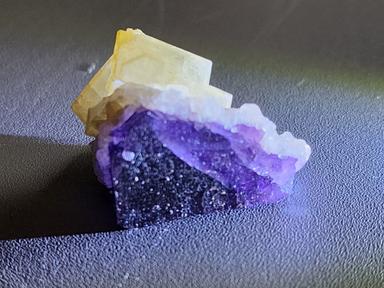 Fluorite and Calcite with Baryte crystals