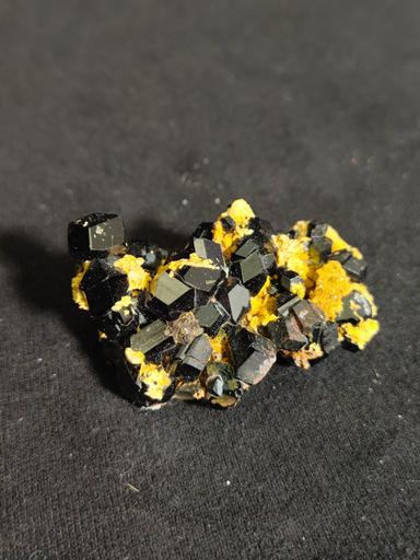 Black Tourmaline on matrix
