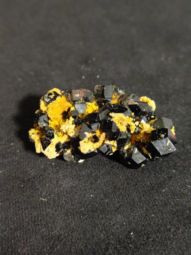 Black Tourmaline on matrix