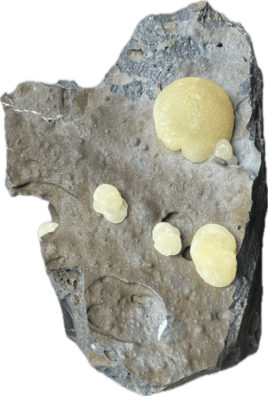 Italian Calcite Spheroidal Aggregate on Matrix